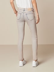 Pink Tinted Low Skinny Jeans - Image 4 of 7
