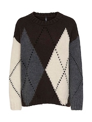 ONLY Argyle Crew Neck Jumper - Bilde 5 av 7