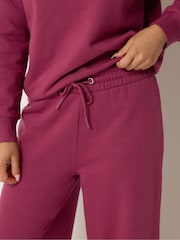 M&Co Red Petite Wide Leg Joggers - Image 4 of 6