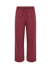M&Co Red Petite Wide Leg Joggers - Image 5 of 6