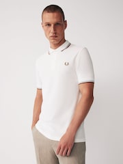 Fred Perry Mens Twin Tipped Polo Shirt - Image 1 of 4