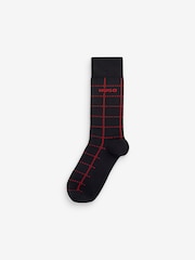 HUGO Black/Red Design Socks Gift Set 5 Pack - Image 2 of 7