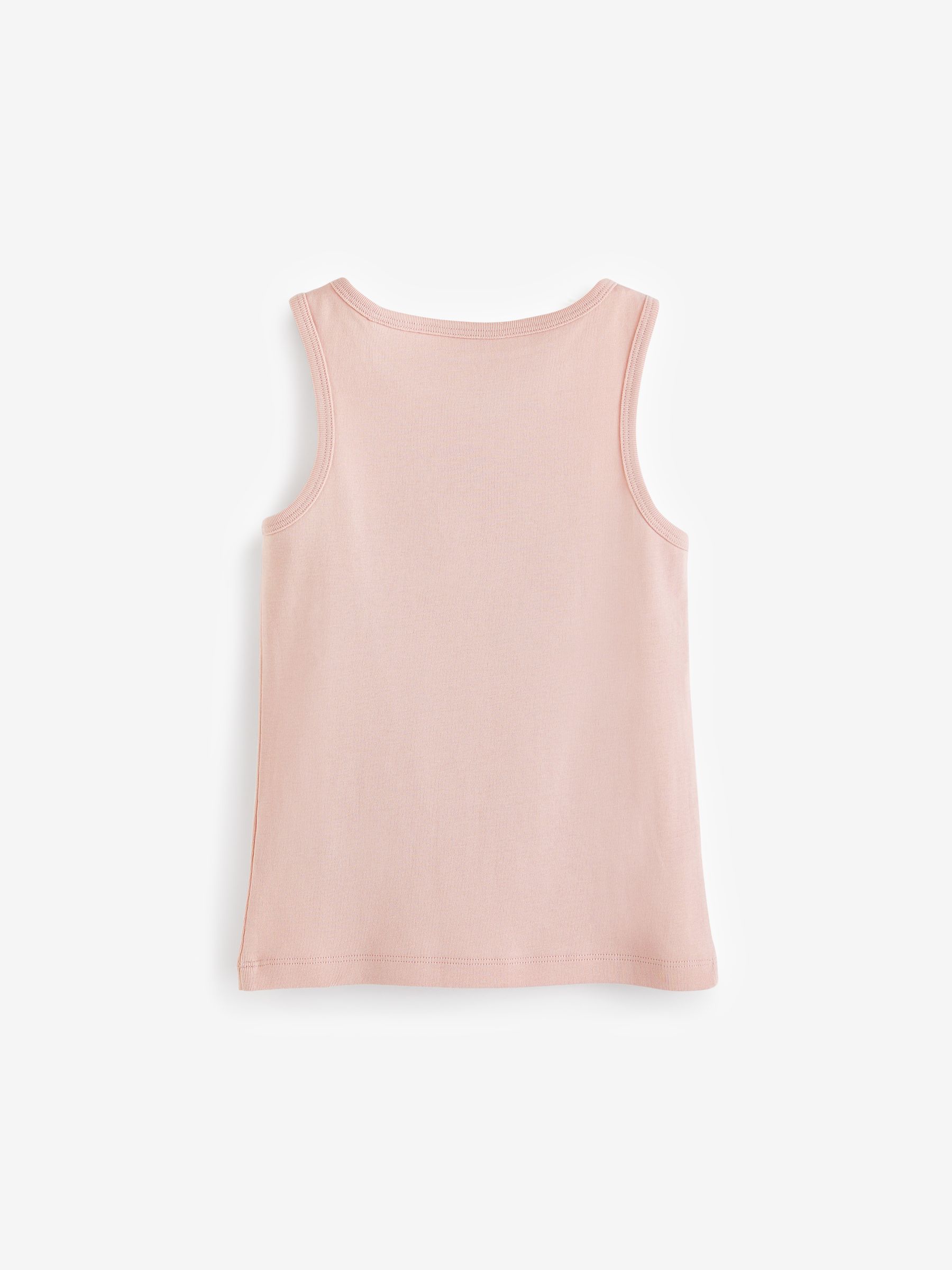 Lot De 5 Débardeurs 100% Coton NEXT - Coloris Pastel Multicolore - Taille 15-16 Ans - Confortables, Respirants, Essentiels De Garde-Robe