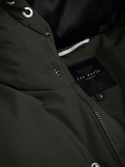 Ted Baker Green Kinmont Short Hooded Puffer Jacket - Image 6 of 6