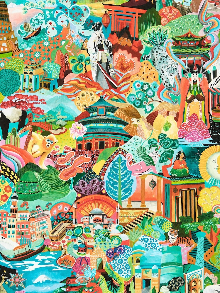 Harlequin Green Journey of Discovery 10.05M Wallpaper - Image 2 of 2