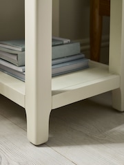 Julian Bowen White Oak Somerset Compact 1 Drawer Bedside Table with Shelf - Image 9 of 10