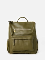 Oliver Bonas Green Jossie Backpack - Image 1 of 6