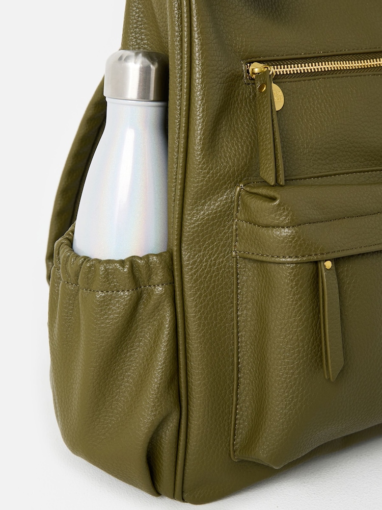 Oliver Bonas Green Jossie Backpack - Image 6 of 6