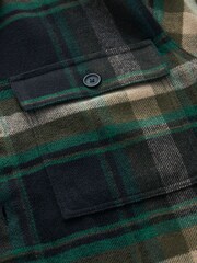 Green Check Shacket With Wool - Image 14 of 14