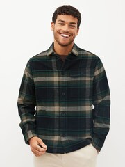 Green Check Shacket With Wool - Image 5 of 14