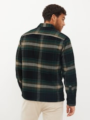 Green Check Shacket With Wool - Image 7 of 14