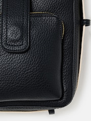 Oliver Bonas Black Dotty Small Black Cross-Body Bag - Image 6 of 6