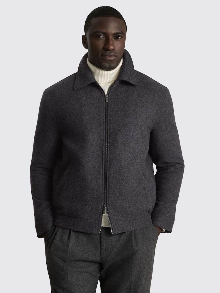 Veste moss matelassée zippée - Image 1 de 4 Veste moss matelassée zippée - Image 1 de 4