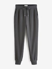 Charcoal Grey Ribbed Joggers - Image 7 of 8