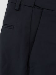 Reiss Navy Eastbury Cotton-Stretch Tailored-Fit Chinos - Image 6 of 6