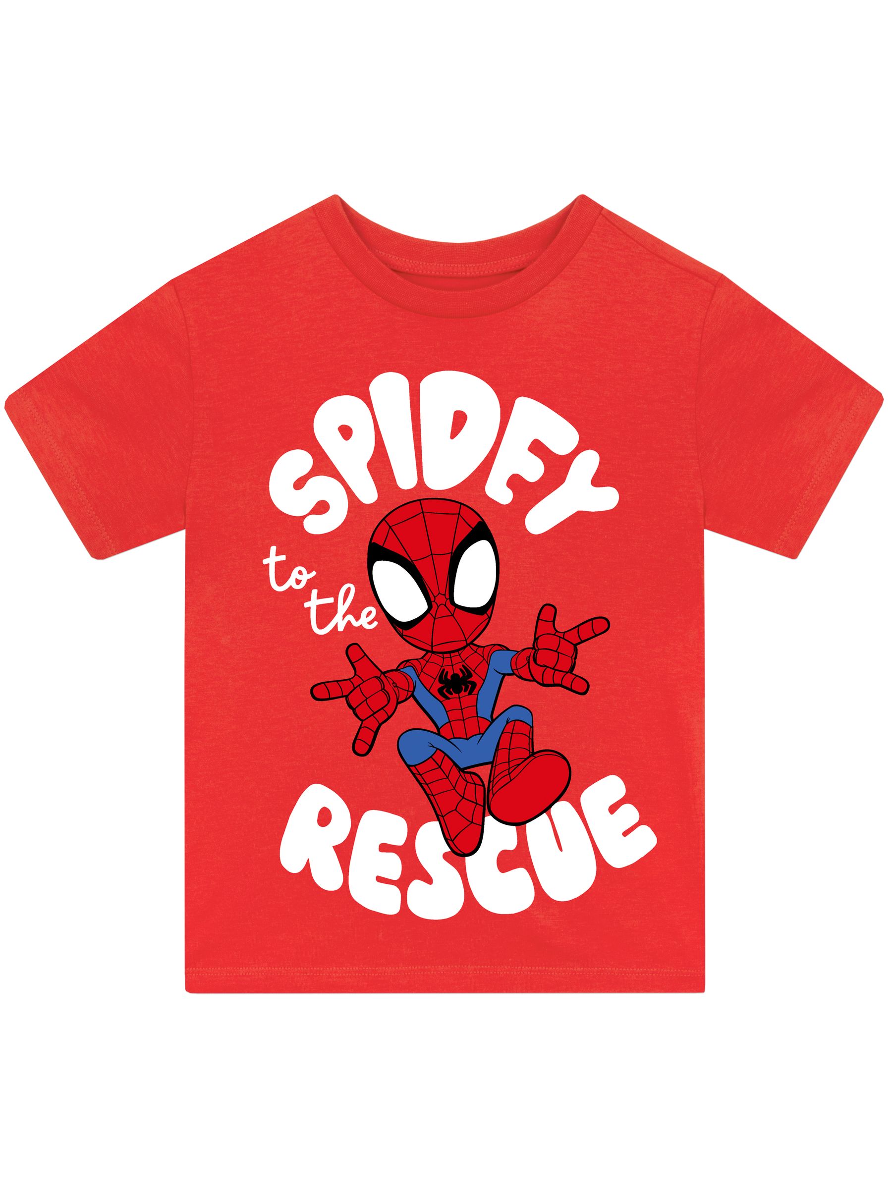 Character Women's Red Marvel Spidey And His Amazing Friends T-Shirt - Image 2