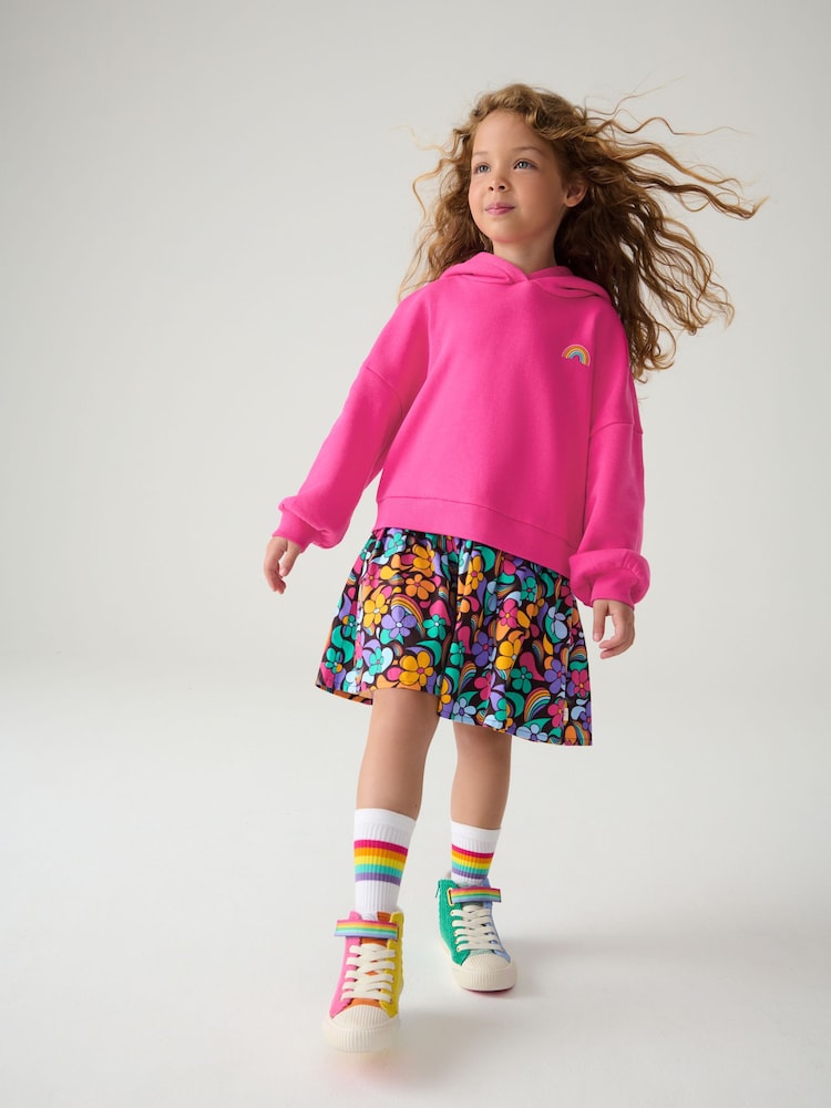 Little Bird by Jools Oliver Sweat Mockable Hooded Dress - Image 4 of 8