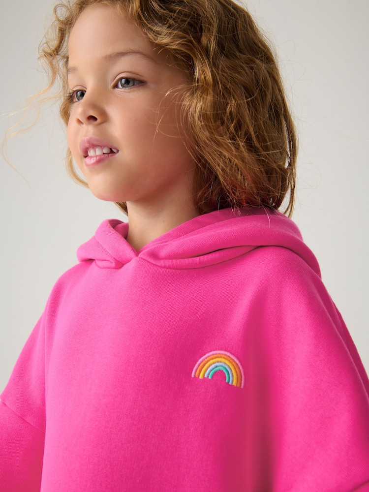 Little Bird by Jools Oliver Sweat Mockable Hooded Dress - Image 6 of 8