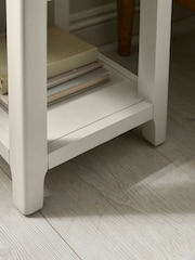 Julian Bowen Truffle Oak Somerset Compact 1 Drawer Bedside Table with Shelf - Image 6 of 10