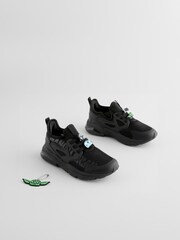 Black Star Wars Elastic Lace Trainers - Image 2 of 8