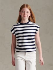U.S. Polo Assn Blue Cap Sleeve Tank Top - Image 1 of 6
