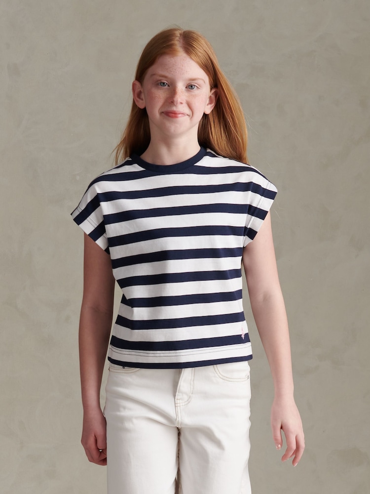U.S. Polo Assn Blue Cap Sleeve Tank Top - Image 1 of 6