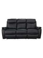 Aspire Furniture Black Kingsmere 3 Seater Power Recliner Sofa - Image 2 of 6
