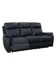 Aspire Furniture Black Kingsmere 3 Seater Power Recliner Sofa - Image 3 of 6