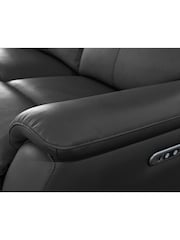 Aspire Furniture Black Kingsmere 3 Seater Power Recliner Sofa - Image 4 of 6