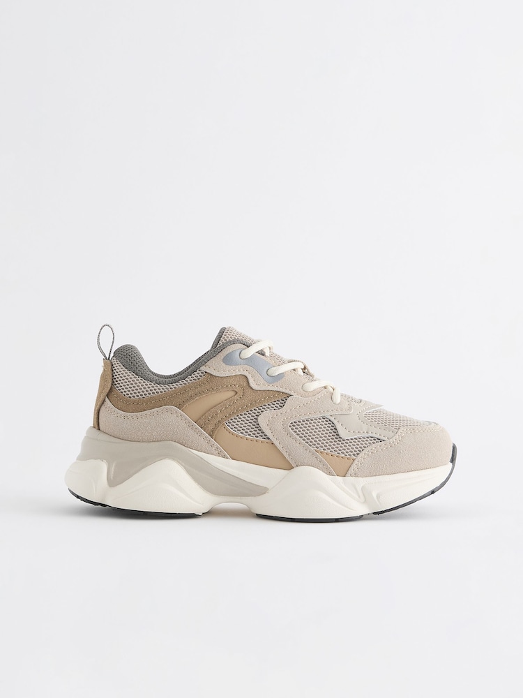 Neutral Standard Fit (F) Mesh Lace Trainers - Image 2 of 5
