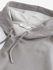 Grey/White Block Overhead Hoodie - Image 3 of 7