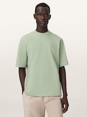AllSaints Green Haven Short Sleeve Crew Neck T-Shirt - Image 1 of 6