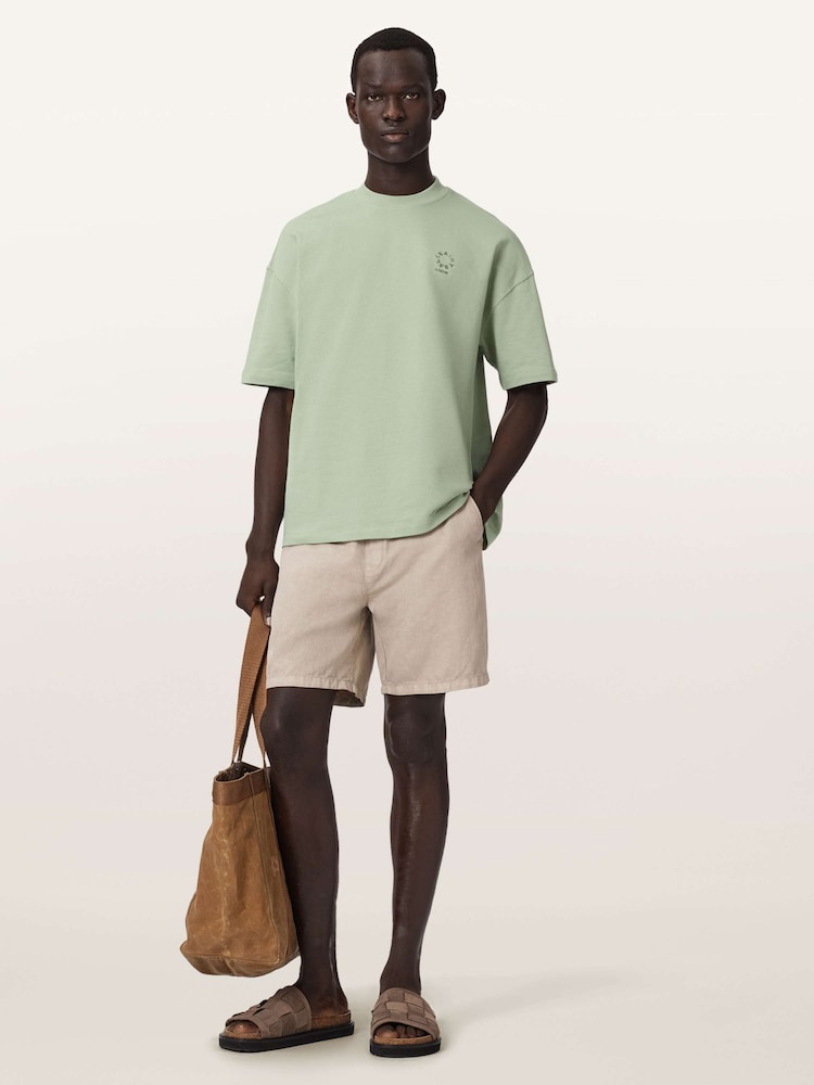 AllSaints Green Haven Short Sleeve Crew Neck T-Shirt - Image 2 of 6