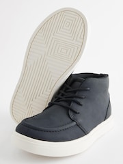 Black Wide Fit (G) Smart Lace-Up Boots - Image 3 of 5