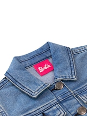 Character Barbie Denim Jacket With Embroidered Patches - 5의 이미지 3