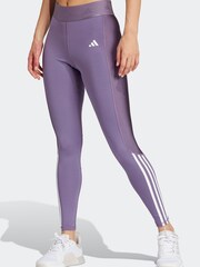 adidas Purple Hyperglam Shine Full Length Leggings - Image 1 of 6