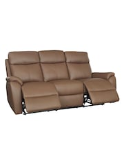 Aspire Furniture Tan Kingsmere 3 Seater Power Recliner Sofa - Image 3 of 7