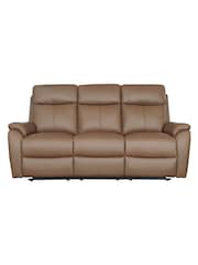 Aspire Furniture Tan Kingsmere 3 Seater Power Recliner Sofa - Image 4 of 7