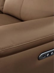 Aspire Furniture Tan Kingsmere 3 Seater Power Recliner Sofa - Image 5 of 7