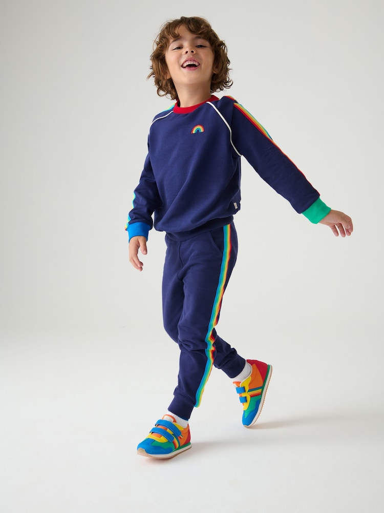 Marinha - Conjunto de moletom e joggers Little Bird by Jools Oliver - Imagem 2 de 9