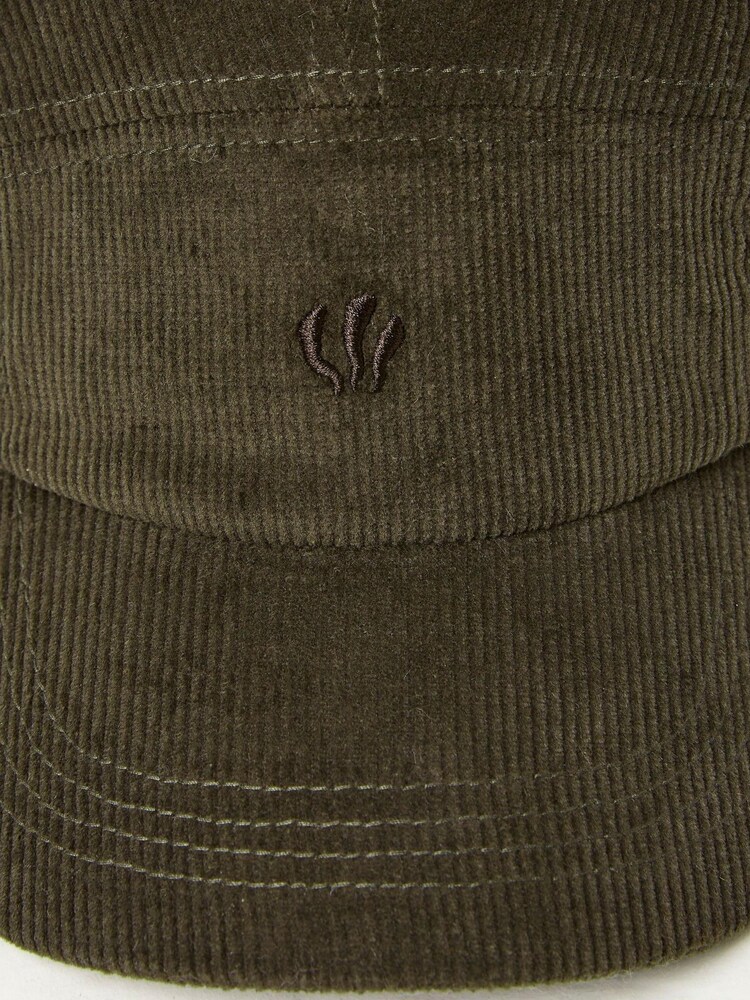 FatFace Green Cord 5 Panel Cap - Image 3 of 3