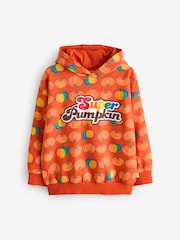Little Bird by Jools Oliver Orange 100% Cotton Colourful Hoodie - Image 6 of 8