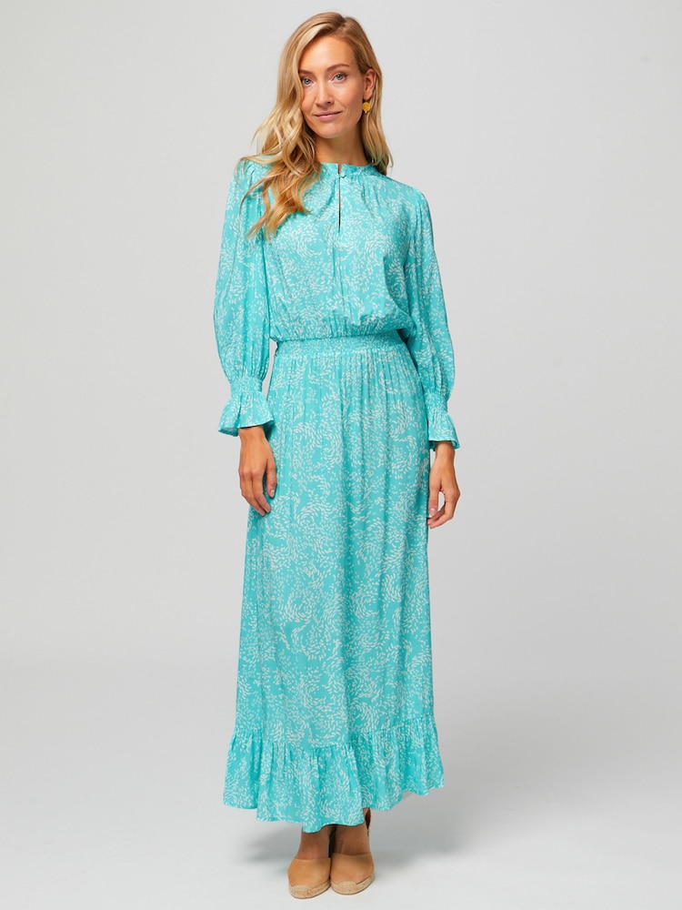 Aspiga Blue Maeve EcoVero™ Maxi Dress - Image 1 of 5