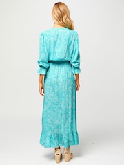 Aspiga Blue Maeve EcoVero™ Maxi Dress - Image 2 of 5