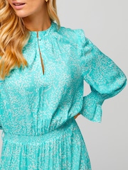 Aspiga Blue Maeve EcoVero™ Maxi Dress - Image 5 of 5