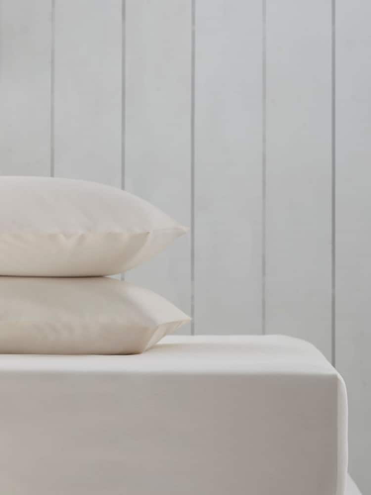 Cream Cotton Rich Deep Fitted Sheet - Image 1 of 2
