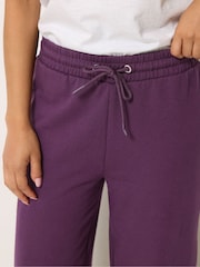 M&Co Purple Petite Wide Leg Joggers - Image 4 of 6