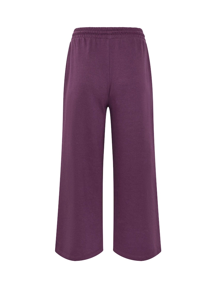 M&Co Purple Petite Wide Leg Joggers - Image 6 of 6 M&Co Purple Petite Wide Leg Joggers - Image 6 of 6