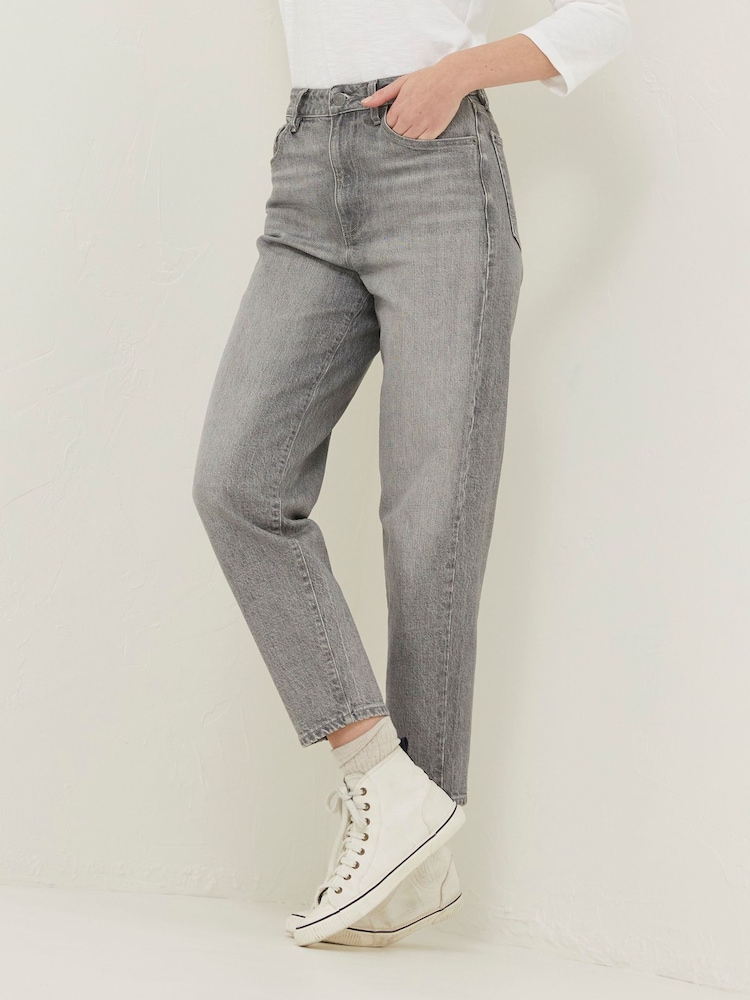 FatFace Grey Bray Barrel Jeans - Image 1 of 5