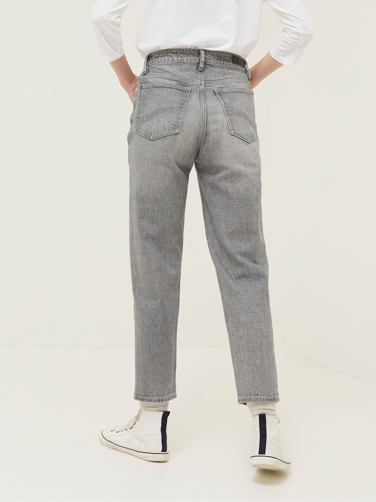 FatFace Grey Bray Barrel Jeans - Image 2 of 5